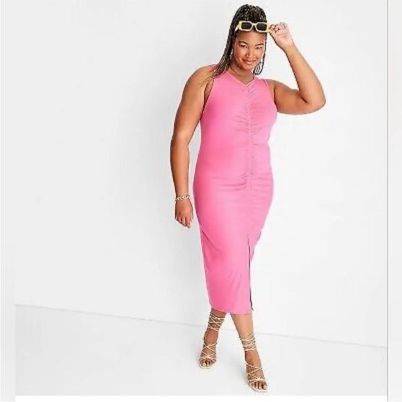 Future Collective Dresses & Skirts - Future Collective Alani Noelle pink Dress Size 1X